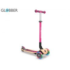 Globber koloběžka Primo foldable Wood Lights n Pink